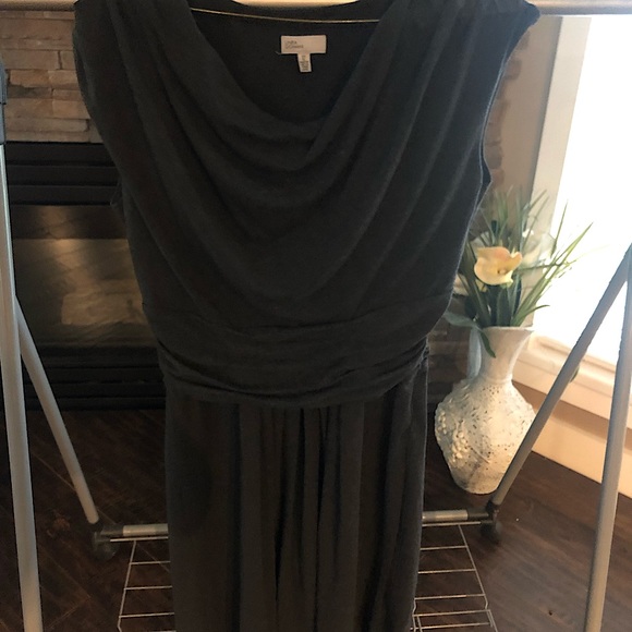 Dark Gray Linea Domani Dress . Gently used. - Picture 3 of 4